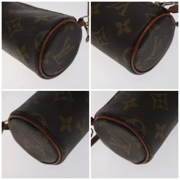 LOUIS VUITTON Monogram Papillon Pouch LV Auth 129857 - Picture 16 of 16